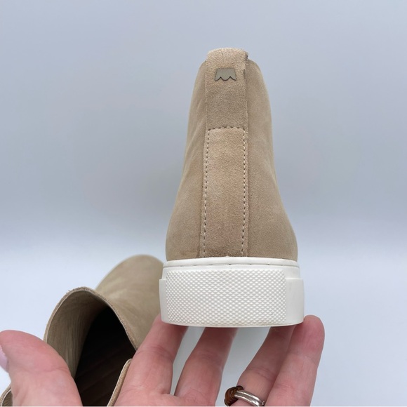 Birdies The Falcon Suede Sneaker Boot 9 Oat - Picture 13 of 16